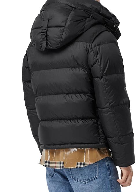 burberry lockwell padded jacket|Burberry Lockwell Detachable Sleeve Check Hooded Puffer .